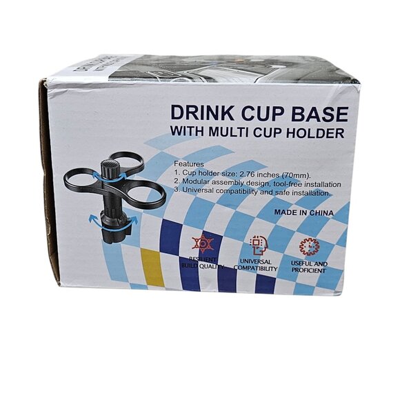3 in 1 Multifunctional Car Drinks Holder Universal Cup Holder New - Picture 5 of 5
